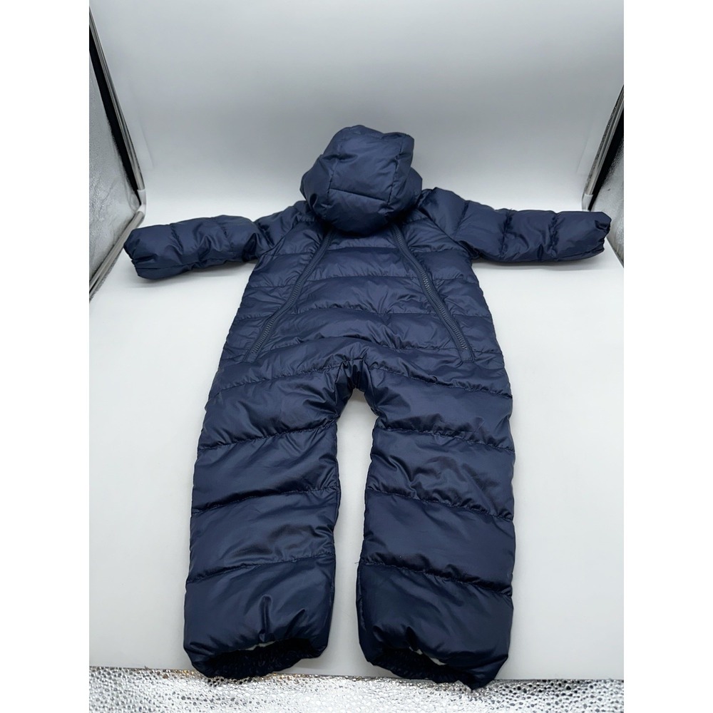 Quince Navy Blue Heavyweight Down Puffer Bunting Unisex 12-18 months MSRP $169